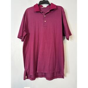 Peter Millar Burgundy Polo Shirt